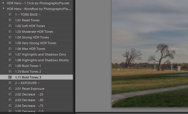 HDR Processing in Lightroom