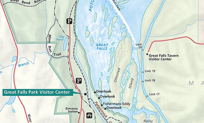 Great Falls National Park Map