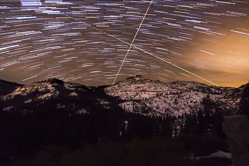 Star Trails- Selecting Layers and Lightening IG