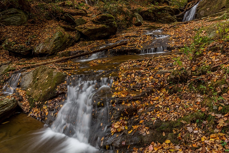 Photographing Mill Creek Falls (Pennsylvania)