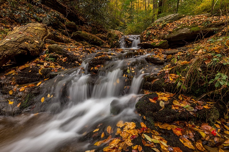 Photographing Mill Creek Falls (Pennsylvania)