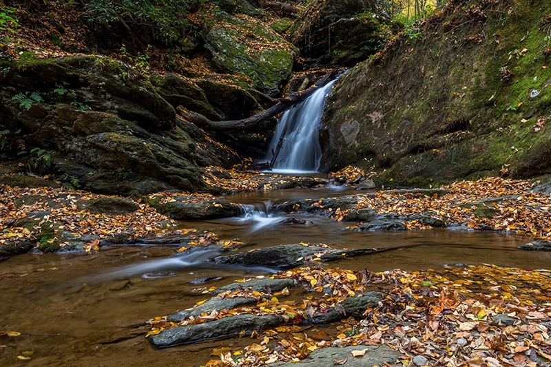 Photographing Mill Creek Falls (Pennsylvania)