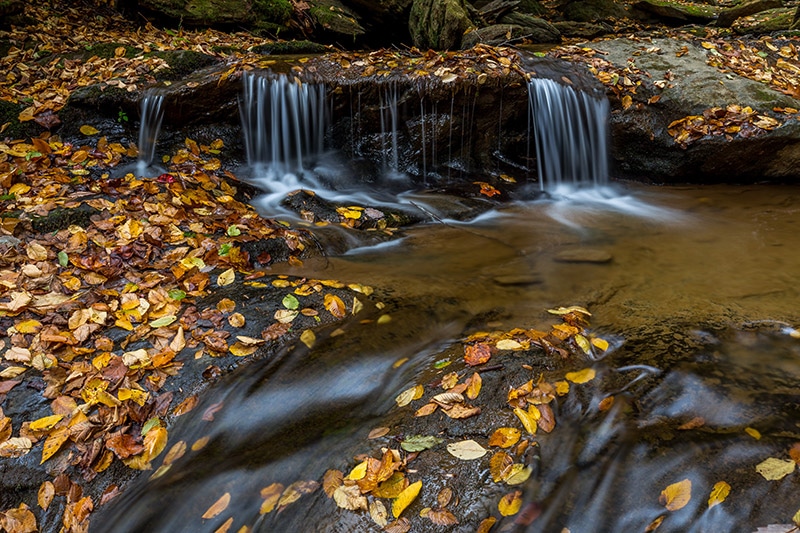 Photographing Mill Creek Falls (Pennsylvania)