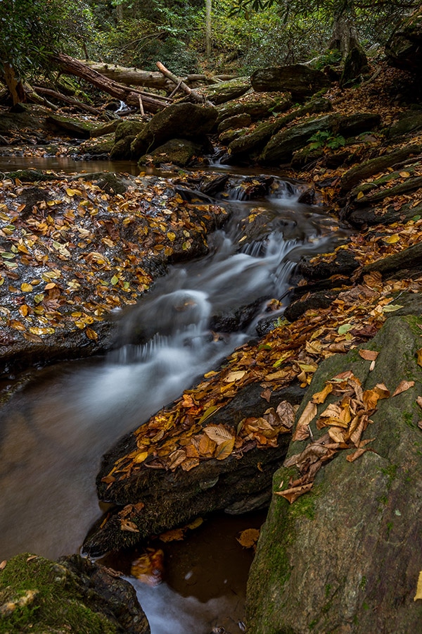 Photographing Mill Creek Falls (Pennsylvania)