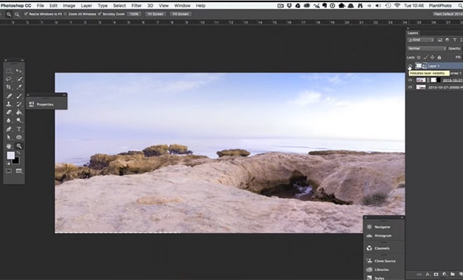 How to Manually Blend and Stitch Panoramic Photos