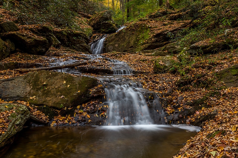 Photographing Mill Creek Falls (Pennsylvania)