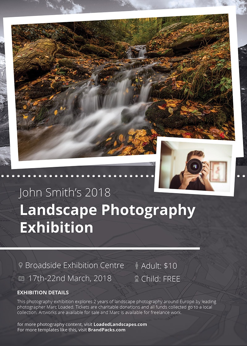 Free Photography Exhibit Flyer Template