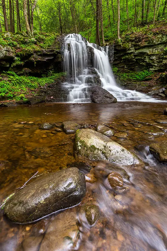 Fotografering Guide til Dry Run Falls (Pennsylvania)