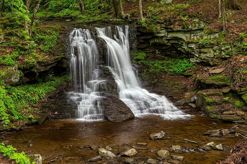Fotoguide Til Dry Run Falls (Pennsylvania)