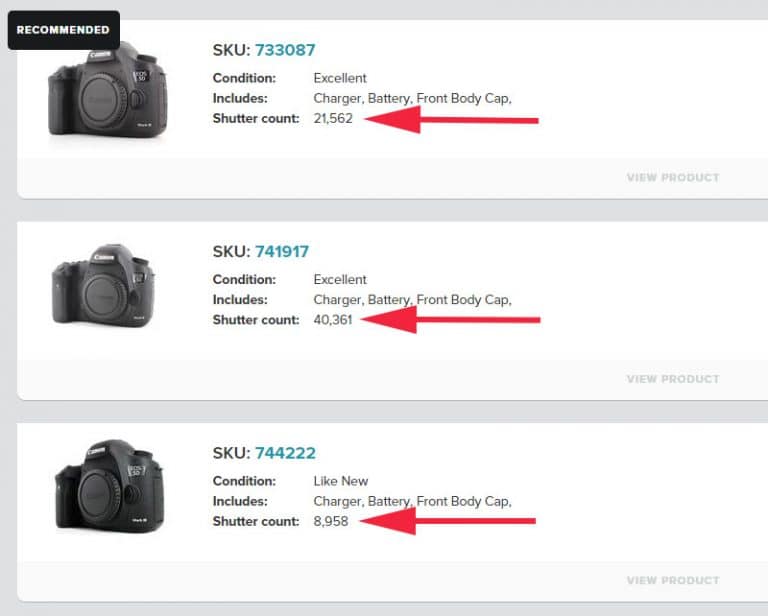 Tips for Buying Used Cameras and Lenses