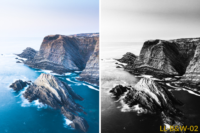 Black and White Lightroom Presets for Landscape Photography