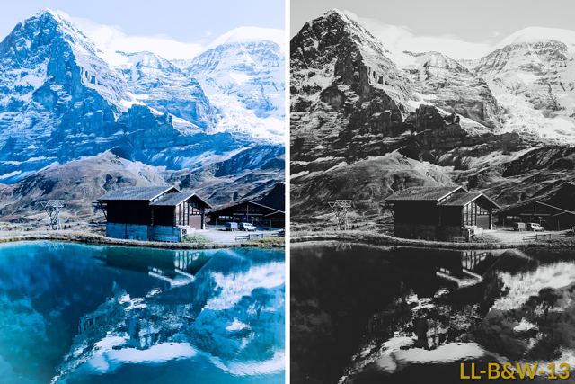 Black and White Lightroom Presets for Landscape Photography